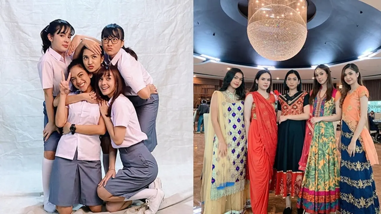 6 Potret Kebersamaan Pemain Serial Mama Mama Milenial, Bak Sudah Berteman Lama
