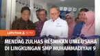 Menteri Perdagangan, Zulkifli Hasan meresmikan unit usaha berupa toko dan kantin sehat, di lingkungan SMP Muhammadiyah 9, Jakarta Selatan, Selasa (01/08) siang. Menteri yang juga kader Muhammadiyah ini berharap, unit usaha ini sekaligus untuk melatih...