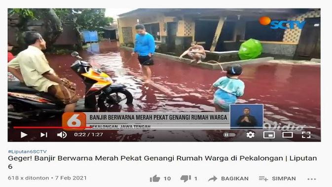 Gambar Tangkapan Layar Video dari Channel YouTube Liputan6 SCTV