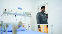 Wali Kota Medan, Bobby Nasution, meresmikan ruangan ICU pasien Covid-19 Rumah Sakit (RS) Pirngadi, Jumat (3/9/2021)