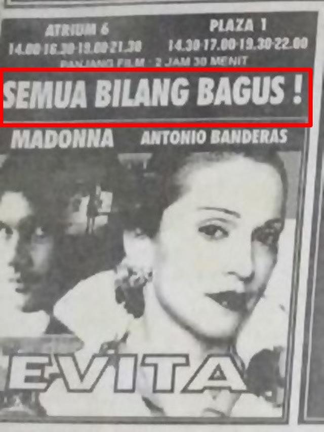 6 Potret Iklan Film di Koran Lawas Ini Bikin Nostalgia