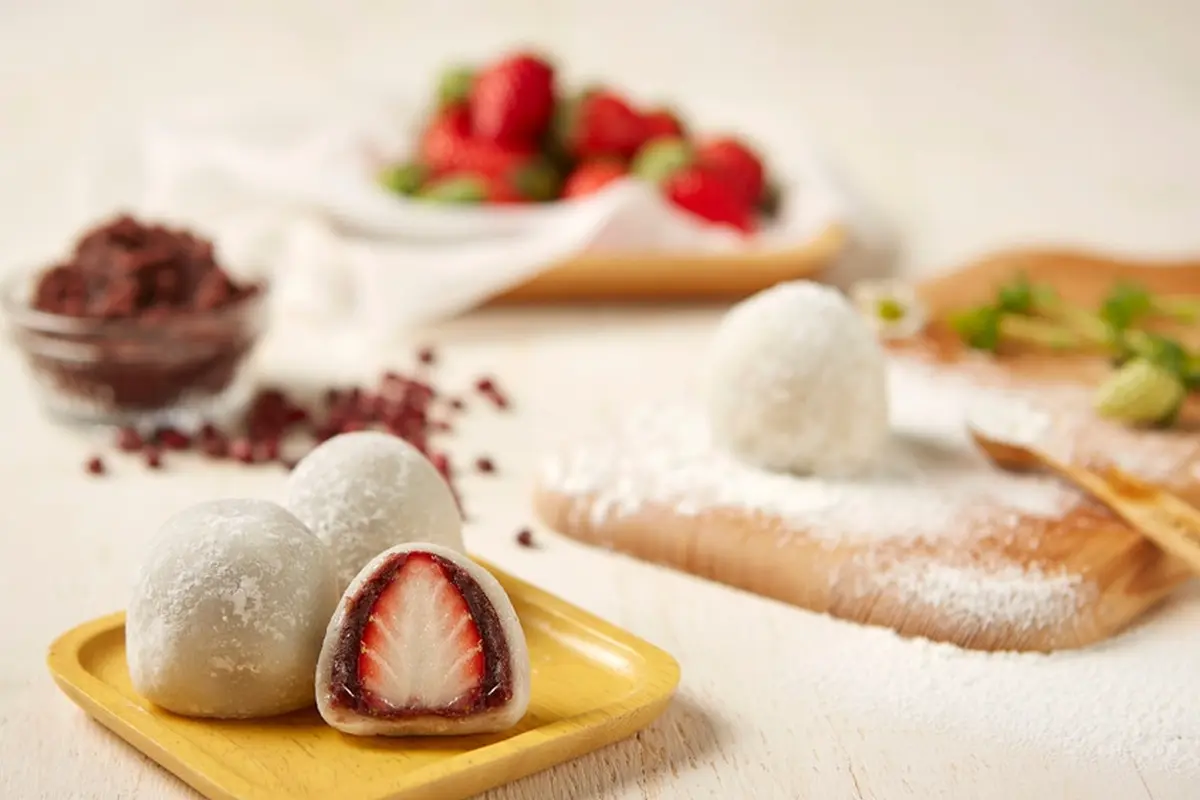 mochi stroberi
