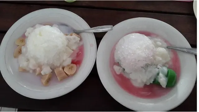 Es Palu Buntung dan Es Pisang Ijo