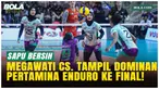 Jakarta Pertamina Enduro lolos ke grand final Proliga 2026 usai menang 3-0 atas Popsivo Polwan di GOR Jatidiri, Semarang, Jumat (17/4/2026). Megawati dkk tampil dominan dan akan menghadapi Phonska Plus di Grand Final.