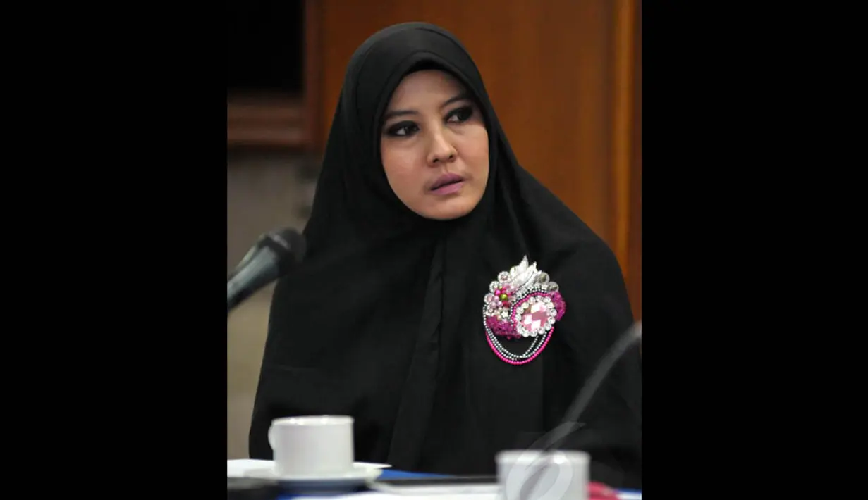 Bintang sinetron Gerhana itu sedang menyiapkan diri untuk menjadi relawan di Gaza, Palestina. (Liputan6.com/Panji Diksana)