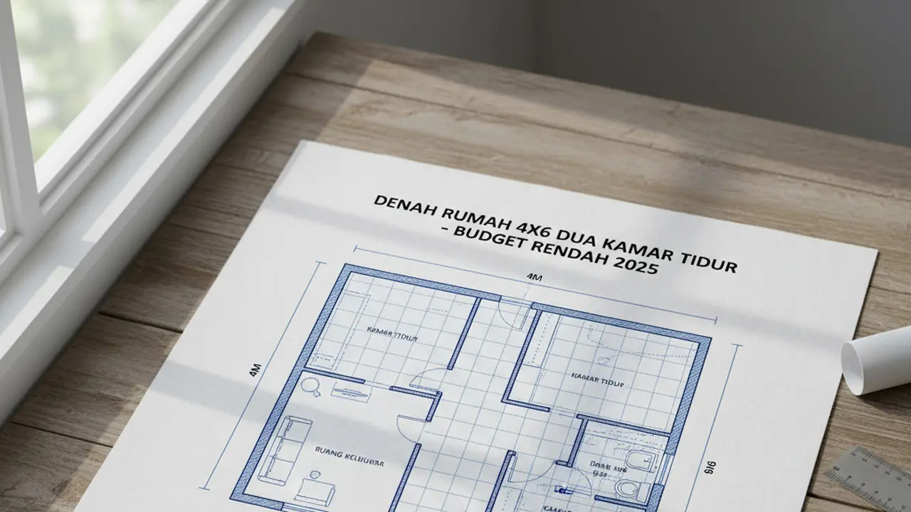 Denah Rumah Kecil Budget Rendah 2025