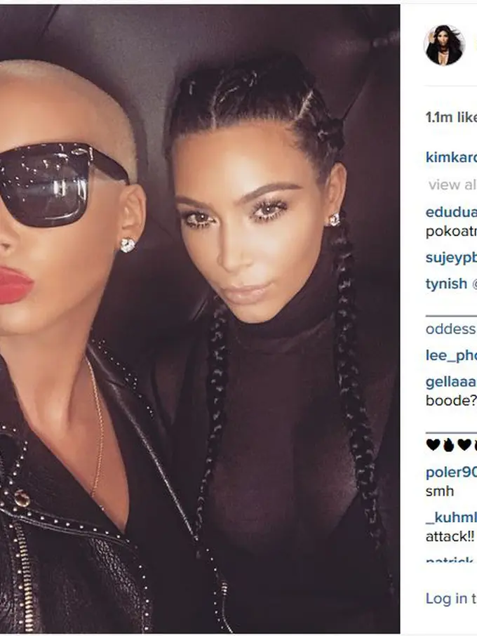 Kim Kardashian dan Amber Rose