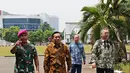 Mayor Jenderal TNI (Mar) Suhartono,  saat menerima kunjungan silaturahmi SCM/Emtek Group Audiensi di Markas Komando Korps Marinir, Jakarta, Kamis (26/9/2019). (Liputan6.com/Herman Zakharia)