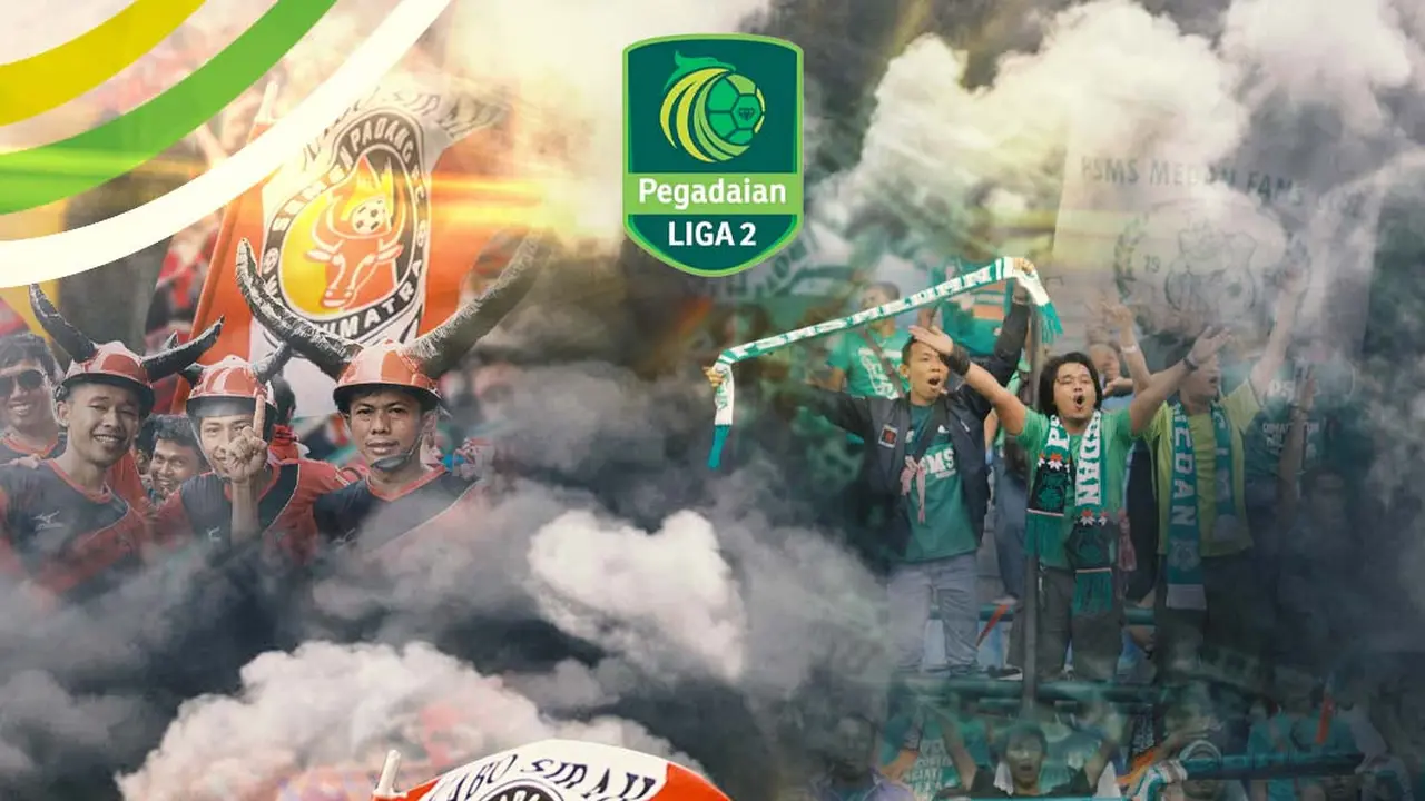 Pegadaian Liga 2 - Ilustrasi Suporter - Semen Padang Vs PSMS Medan