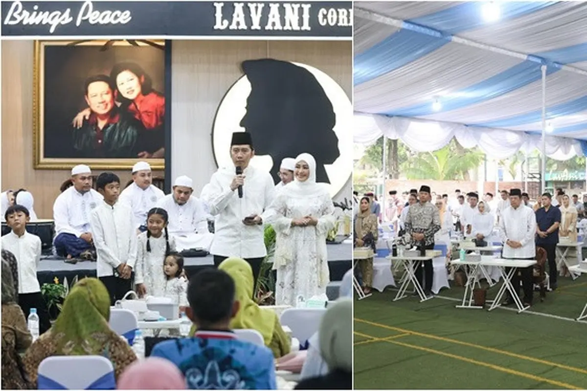 6 Potret Tasyakuran Ibas Yudhoyono dan Aliya Rajasa Jelang Berangkat Haji