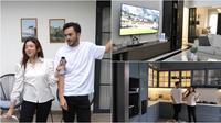 Potret sudut rumah Rizky Nazar bergaya American style. (sumber: YouTube/Rizkina Nazar)