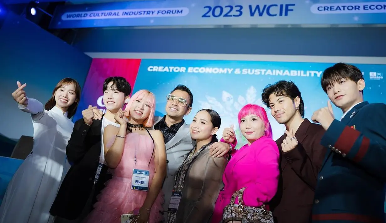 Di sana, Raffi dan Nagita bertemu dengan kreator konten dari berbagai negara. [Foto: IG/raffinagita1717].