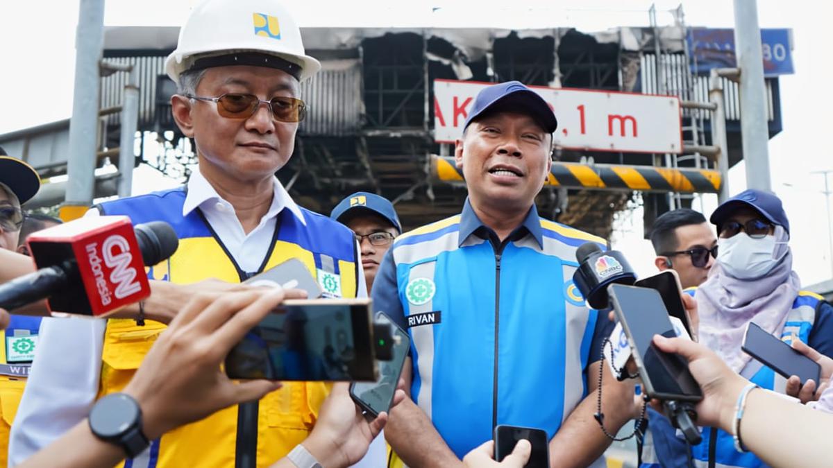 Semua Gerbang Tol yang Terbakar Akibat Demo Kembali Beroperasi Besok