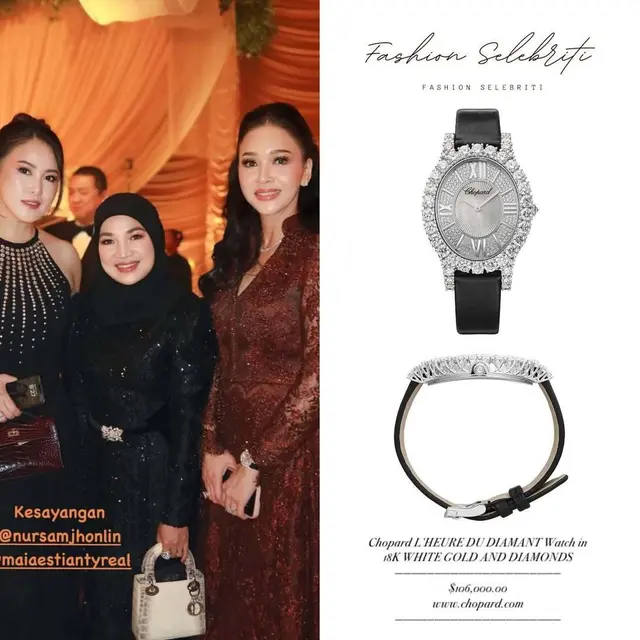 5 Potret koleksi jam tangan Maia Estianty dan estimasi harga, pancarkan gaya elegan dan old money