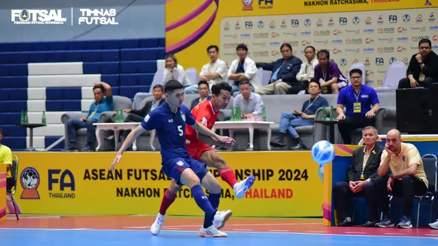 Foto: Momen Timnas Futsal Indonesia Acak-acak Tuan Rumah Thailand di Piala AFF Futsal 2024