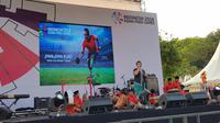 Suasana menjelang opening ceremony Asian Para Games 2018 di Stadion Utama GBK, Jakarta (Bola.com/Zulfirdaus Harahap)