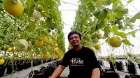 Rudy Adam, pengusaha hidroponik buah terbesar di Gorontalo (Arfandi Ibrahim/Liputan6.com)