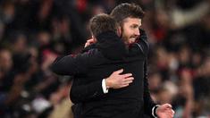 Usai 3 laga menjadi caretaker Manchester United, Michael Carrick akhirnya memutuskan meninggalkan Old Trafford usai kemenangan 3-2 atas Arsenal, Kamis (2/12/2021). Berikut perjalanan karier sosok dengan julukan Havoc yang dimulai bersama West Ham United. (AFP/Oli Scarff)