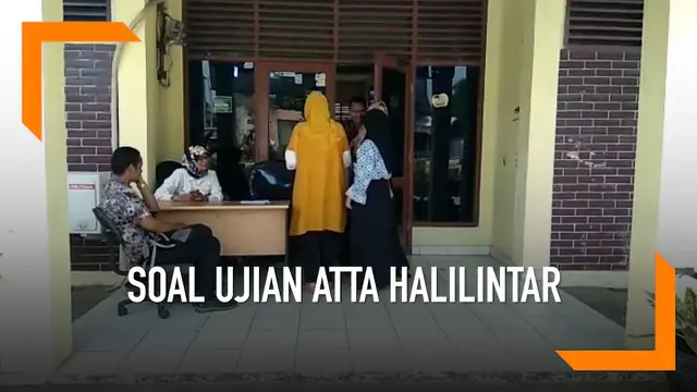 Youtuber Atta Halilintar jadi bahan soal dalam ujian SD di Serang, Banten. Menanggapi hal ini pihak terkait dan beberapa sekolah tutup mulut dan memberikan komentar.