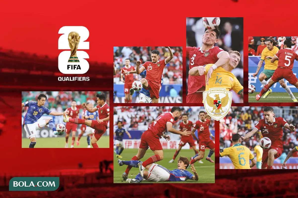 Kolase - Timnas Indonesia Vs Jepang Vs Australia