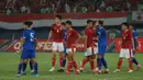 Menit ke-54, Indonesia mencetak gol ketiga. Berawal dari kemelut tendangan sudut, kekacauan barisan bek Nepal berhasil dimanfaatkan Fachruddin yang lolos dari penjagaan di tiang jauh. (Dok. PSSI)