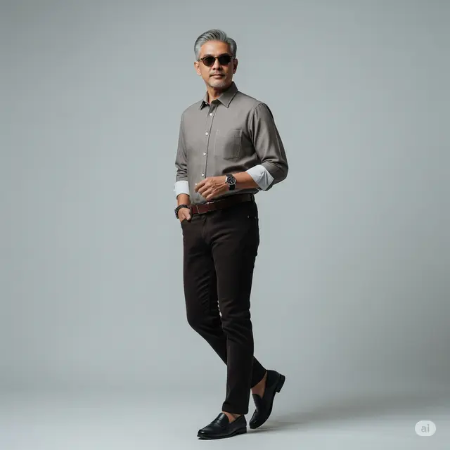 Model Fashion Cowok Usia 50an