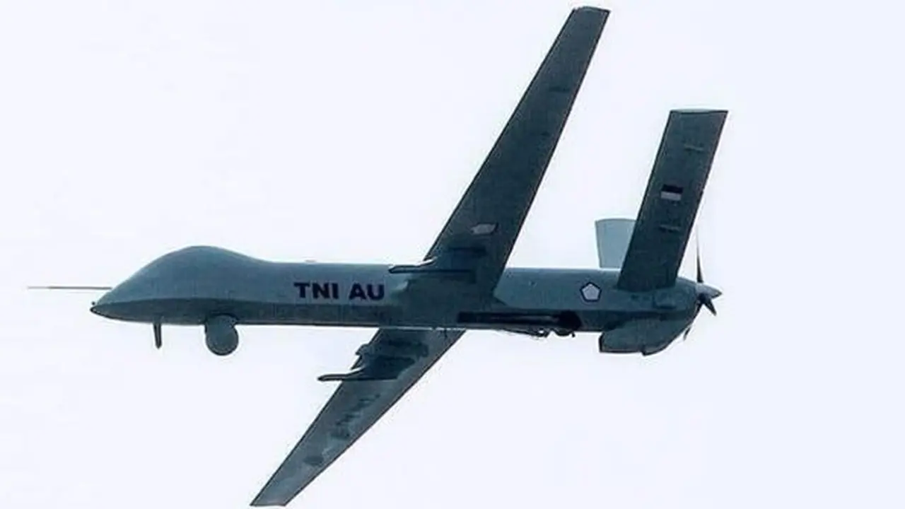 Drone CH4. Instagram/@Indonesian_airforce