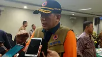 Kepala BNPB Doni Monardo di Malang, Jawa Timur (Liputan6.com/Zainul Arifin)