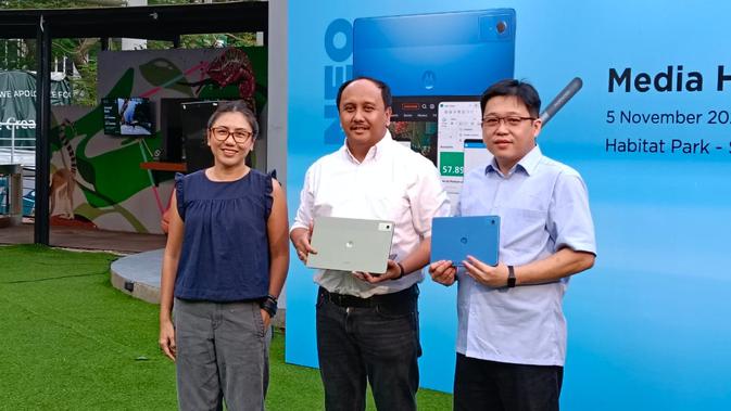 <p>Media hands-on Motorola Moto Pad 60 Neo di Jakarta. (Liputan6.com/Arief Ferdian Maulana)</p>