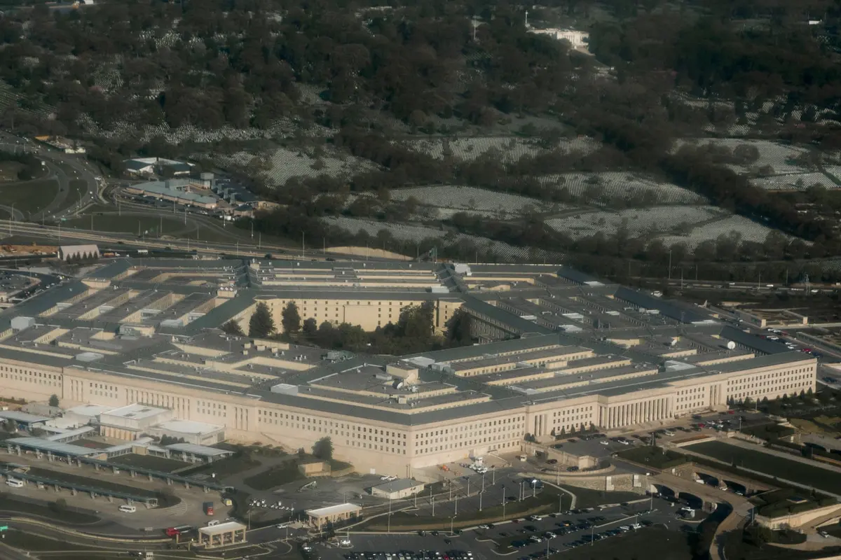 Ilustrasi Pentagon, markas kementerian pertahanan AS (AFP/Saul Loeb)