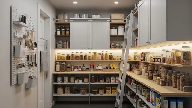 Model Pantry Kecil yang Tetap Muat Banyak Barang/AI Generated