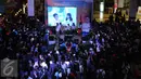 Suasana Meet and Great bersama Rio Haryanto di Mall Kota Kasablanka, Jakarta, Kamis (7/4/2016). Rio, pembalap Indonesia pertama di ajang balap Formula 1. (Liputan6.com/Helmi Fithriansyah)