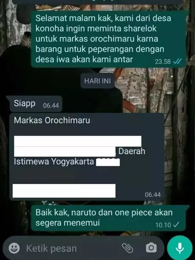 10 Chat Kurir saat Antar Paket ke Pelanggan Ini Kocak Banget
