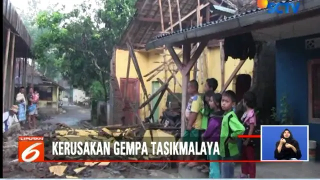 Gempa Tasikmalaya, Rumah Warga dan Rumah Sakit Rusak Berat
