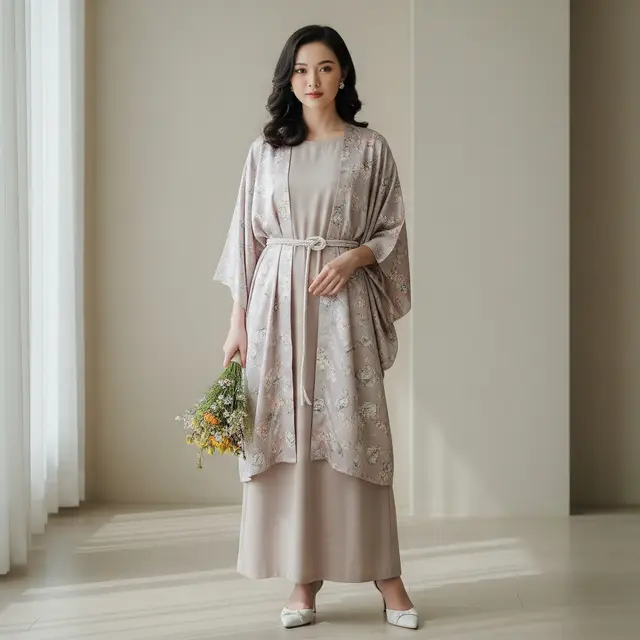 Model Baju Bridesmaid Cardigan Modern/ Ilustrasi AI