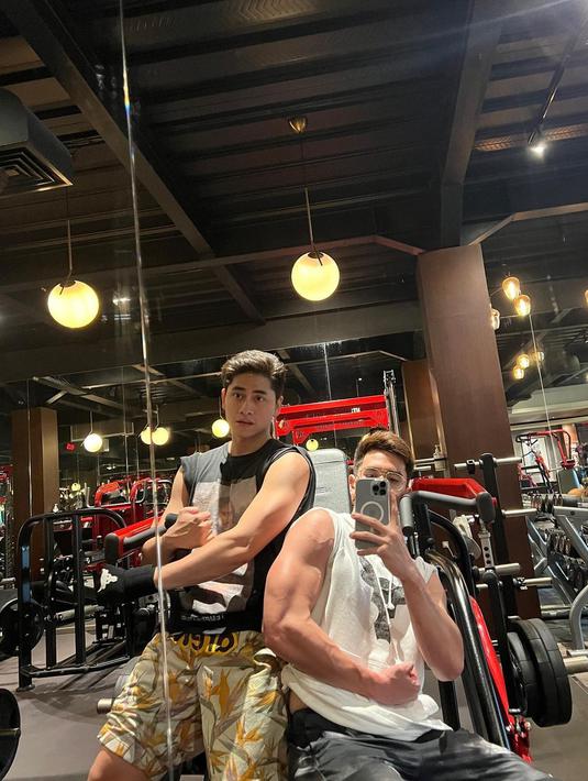 Mereka juga suka nge-gym bareng. (Foto: Instagram/ bramastavrl)