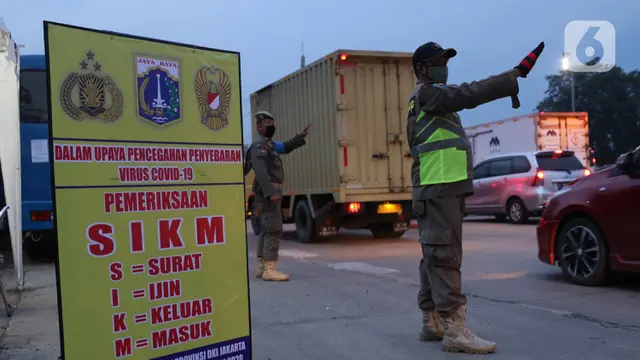 Masuk Jakarta Wajib Tunjukkan SIKM