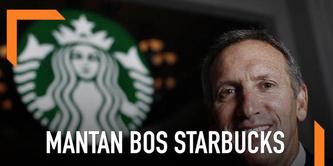 VIDEO: Mantan Bos Starbucks Maju Pilpres AS 2020