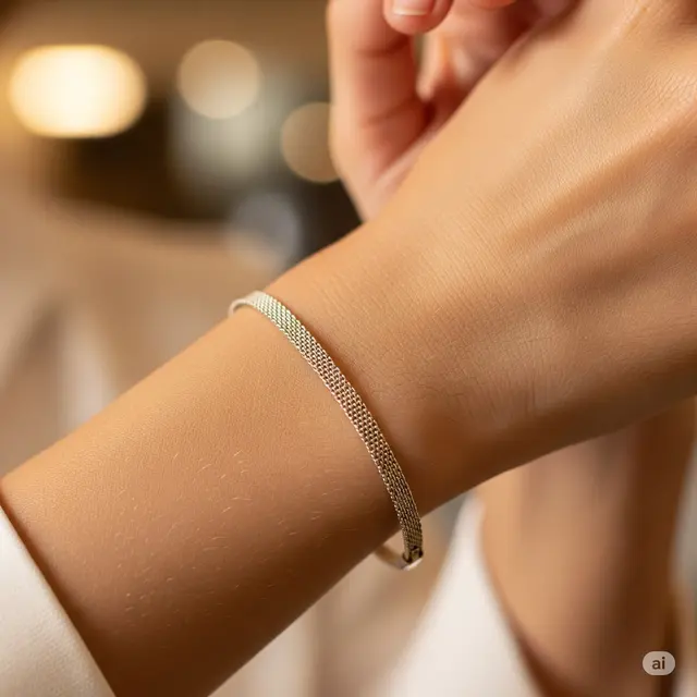 Gelang Mesh Anyaman Halus