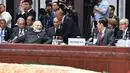  Presiden RI Joko Widodo saat menghadiri upacara pembukaan KTT G20 di Hangzhou, Tiongkok (4/9). KTT G20 mengangkat isu tiga pilar yakni inovasi, revolusi industri baru, dan ekonomi digital. (Setpres/Bey Machmudin)