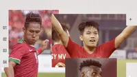 Yanto Basna, Witan Sulaeman dan Ryuji Utomo. (Bola.com/Dody Iryawan)