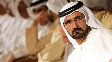 Sheikh Mohammed bin Rashid al-Maktoum, the Ruler of Dubai, Vice president and Prime Minister of the UAE, attends a session of the Arab Media Forum in the Gulf emirate of Dubai on April 23, 2008. AFP PHOTO/KARIM SAHIB