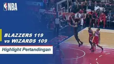 Damian Lillard turun 40 poin saat Portland mengalahkan Washington, 119 - 109.