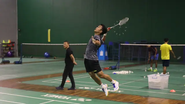 Tim bulutangkis Indonesia bersiap untuk Olimpiade 2020.
