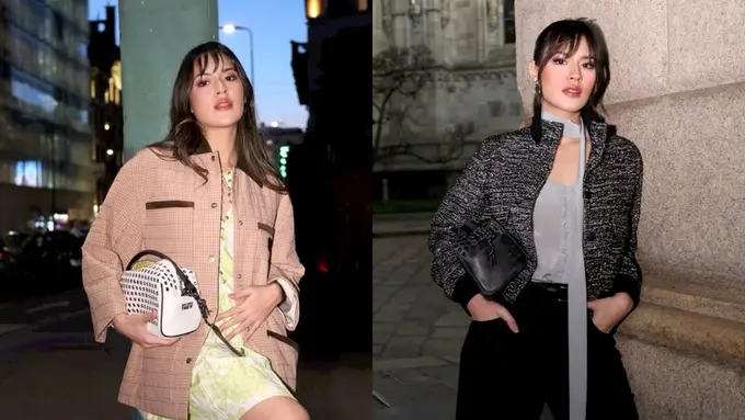 Dari Tweed hingga Sporty Jacket, Gaya Layering Raisa di Milan Fashion Week Jadi Sorotan