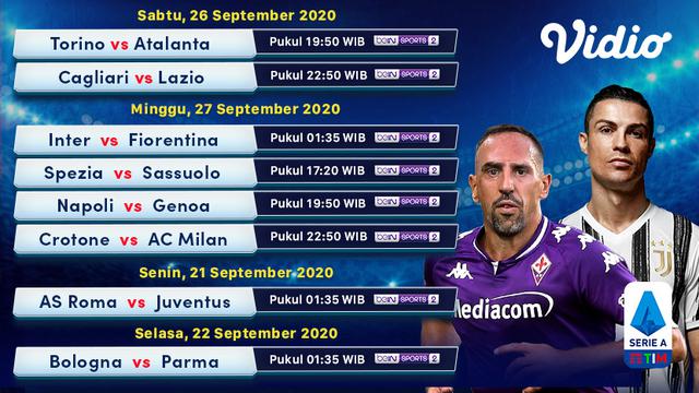 Jadwal Liga Italia Pekan Kedua
