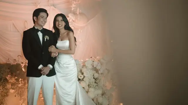 Potret Resepsi Angga Yunanda dan Shenina Cinnamon. (Sumber: Instagram/angga)