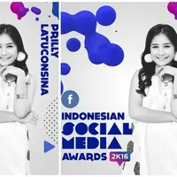 Prilly Latuconsina, salah satu nominasi Female Celeb Facebook 2K16 di ISMA 2K16. (Instagram/sctv_)