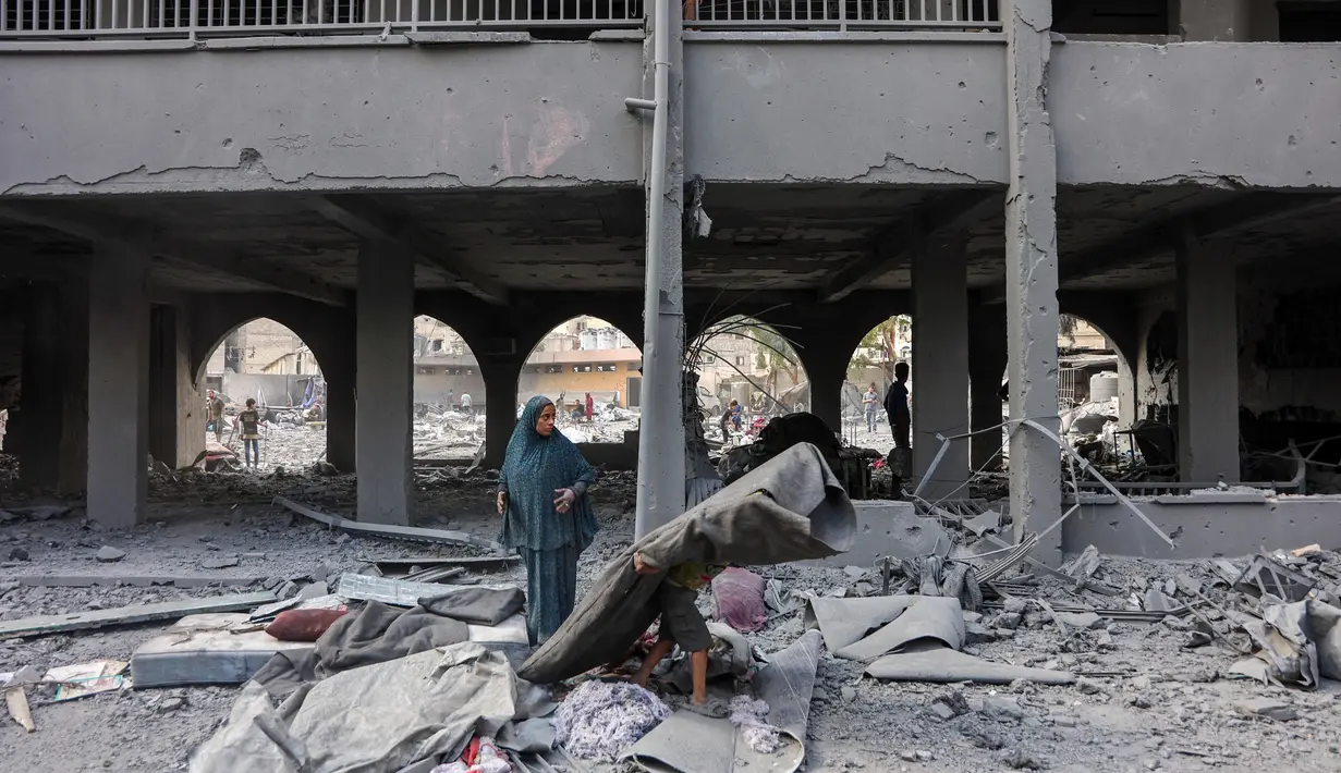 Militer Israel secara sistematis terus menyerang fasilitas sipil, termasuk rumah sakit dan sekolah, dalam perang yang sedang berlangsung di Jalur Gaza. (Omar AL-QATTAA/AFP)