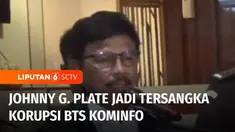Menkominfo Johnny G. Plate telah ditetapkan sebagai tersangka korupsi penyediaan BTS 4G BAKTI Kominfo. Kejagung menemukan cukup bukti atas keterlibatan Plate dalam kasus ini selaku menteri dan pengguna anggaran.